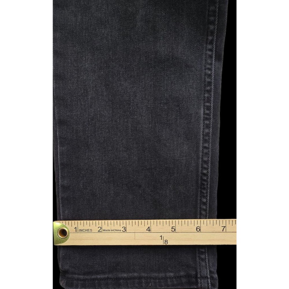 Calvin Klein Jeans Mens Slim Fit Distressed Black Denim 32x30 Ripped Dark Wash - Picture 12 of 16